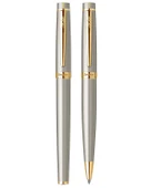 Scrikss Honour 38 Dolma Kalem ve Tükenmez Kalem Takımı Saten Altın M Uç thumbnail 3