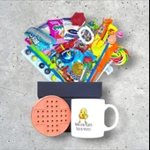 Nostaljik İçerikli Siyah Hediye Kutusu ve Kahrolsun Pilates Yaşasın Patates Yazılı Kupa Bardak - 1