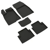 PEUGEOT 3008 HYBRIT 4-D HAVUZLU KAUÇUK PASPAS SİYAH 2024 2025 2026 thumbnail 2