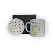 Nostaljik İçerikli Siyah Hediye Kutusu ve Kurban Olsunlar Bana Baskılı Kupa Bardak - 2