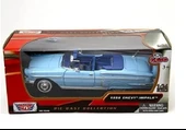 1958 Chevrolet Impala Mavi 1/24 Model Araba - 2