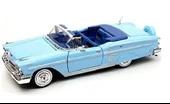 1958 Chevrolet Impala Mavi 1/24 Model Araba - 5