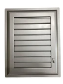 Plastik Menfez 35X45 Gümüş Banyo WC Havalandırma - 1