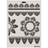 Rich Dantel Seri DN-924 Stencil 35x25 cm - 1