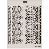 Rich Dantel Seri DN-907 Stencil 35x25 cm - 1