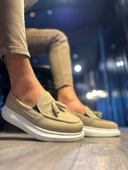 Günlük Spor Klasik Ayakkabı Vizon Süet thumbnail 2