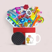 Dün Bugün Gibi! Kırmızı Hediye Kutusu ve İyi Ki Sen Baskılı Kupa Bardak - 1