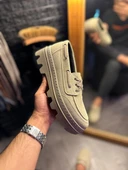 Yüksek Taban Klasik Ayakkabı Vizon Süet thumbnail 3