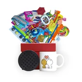 Dün Bugün Gibi! Kırmızı Hediye Kutusu ve İyi Ki Sen Baskılı Kupa Bardak - 2