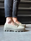 Yüksek Taban Klasik Ayakkabı Vizon Süet thumbnail 4