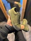 Yüksek Taban Günlük Ayakkabı Haki (Süet) thumbnail 3