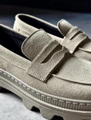 Yüksek Taban Klasik Ayakkabı Vizon Süet thumbnail 3