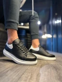 Yüksek Taban Günlük Ayakkabı Siyah thumbnail 2