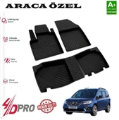 RENAULT KANGOO HAVUZLU KAUÇUK PASPAS SİYAH 2024 2025 2026 2027 thumbnail 1