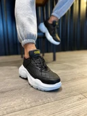 Yüksek Taban Günlük Ayakkabı N Kapitone Siyah (Beyaz Taban) thumbnail 5