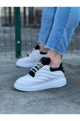 Beyaz Siyah Erkek Casual Ayakkabı thumbnail 3