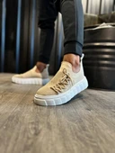 Yüksek Taban Günlük Ayakkabı Vizon thumbnail 1