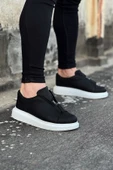 Siyah Cilt Erkek Casual Ayakkabı - 1