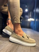 Günlük Spor Klasik Ayakkabı Vizon Süet thumbnail 3