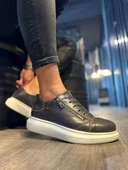 Yüksek Taban Günlük Ayakkabı Parlak Gri thumbnail 2