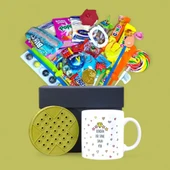 Anılarla Dolu Siyah Hediye Kutusu ve Benden Bir Tane Daha Yok Yazılı Kupa Bardak - 1