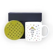 Anılarla Dolu Siyah Hediye Kutusu ve Benden Bir Tane Daha Yok Yazılı Kupa Bardak - 3