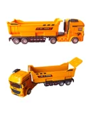 Damperli Metal Kasa Oyuncak  Harfiyat Kamyonu 26 cm - 2