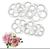 Şeker Hamuru Kalıbı Gül Yaprağı 6 lı thumbnail 1