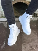 Yüksek Taban Ayakkabı Beyaz thumbnail 1