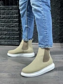 Yüksek Taban Ayakkabı Vizon Süet thumbnail 2