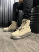 Yüksek Taban Ayakkabı Vizon Süet thumbnail 1