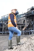 Pollyboot Vega 37 Numara Çelik Blu Çizme Poliüratan - 3