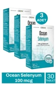 Ocean Selenyum 100 mcg 30 Tablet 3 ADET - 1