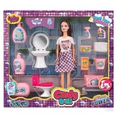 Oydaş Cindy Doll Lavabo & Temizlik Set Bebek 2452 - 1