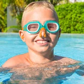 Bestway Çocuk Yüzücü Gözlüğü, Burun ve Kulak Tıkacı 3 ü 1 Arada Havuz Seti Deniz Gözlüğü Havuz Gözlüğü - 4