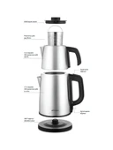 Conti CTM-125 Tealine Çelik Çaycı Inox - 2