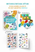 Okyanus Boyama Kitabı Oyun Hamurlu (3 Yaş+) - 1