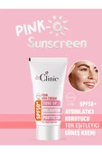 DR. CLİNİC PİNK SUNSCREEN SPF 50+ AYDINLATICI KORUYUCU TON EŞİTLEYİCİ GÜNEŞ KREMİ 50 ML - 1