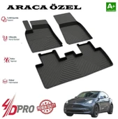 TESLA MODEL Y HAVUZLU KAUÇUK PASPAS SİYAH 2020 2021 2022 2023 2024 2025 2026 thumbnail 1