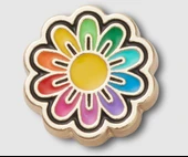 Crocs Jibbitz™ Festival Gold Rainbow Daisy Terlik Süsü 10013431 thumbnail 1