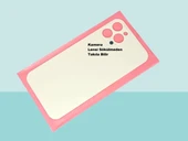 Tkgz - iPhone 12 PRO MAX Arka Pil Batarya Kapağı - Cam kapak Geniş Lens Deliği - GOLD thumbnail 1