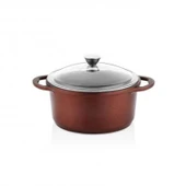 Falez Sdf1004 Sedef 24 cm Döküm Tencere - 1