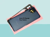 Tkgz - Samsung Galaxy M32 FULL KASA Arka Kapak Batarya Kapağı - SİYAH thumbnail 1