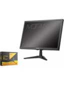 Mofan MF19 LED Hd Monitör Hoparlör HDMI + VGA 75HZ 1440X900 IPS Panel Siyah thumbnail 1