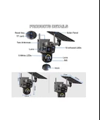 VENSA Çift Kameralı 4g Solar Sim Kart Güneş Panelli Güvenlik Kamerası - VN-364G thumbnail 3