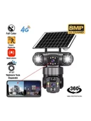 Çift Kameralı Solar Panelli Sim Kart ile Çalışan Alarmlı Yeni Yapay Zekalı Güvenlik Kamerası thumbnail 1