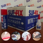 Suf-Fix Mitre Hızlı Yapıştırıcı Set 12’li (200 ml + 50 gr) - 5