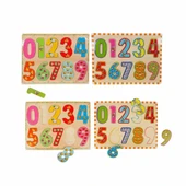 5215 -Wooden Puzzle Numbers 10 Parça - 4