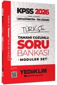 Kpss 2026 Gy Ortaöğretim Önlisans Çözümlü Soru Bankası Modüler Set 5 Li - 2