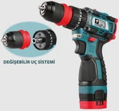 Cat Power 1360 Akülü Vidalama Makinesi 16 V 2,0 Ah - 2